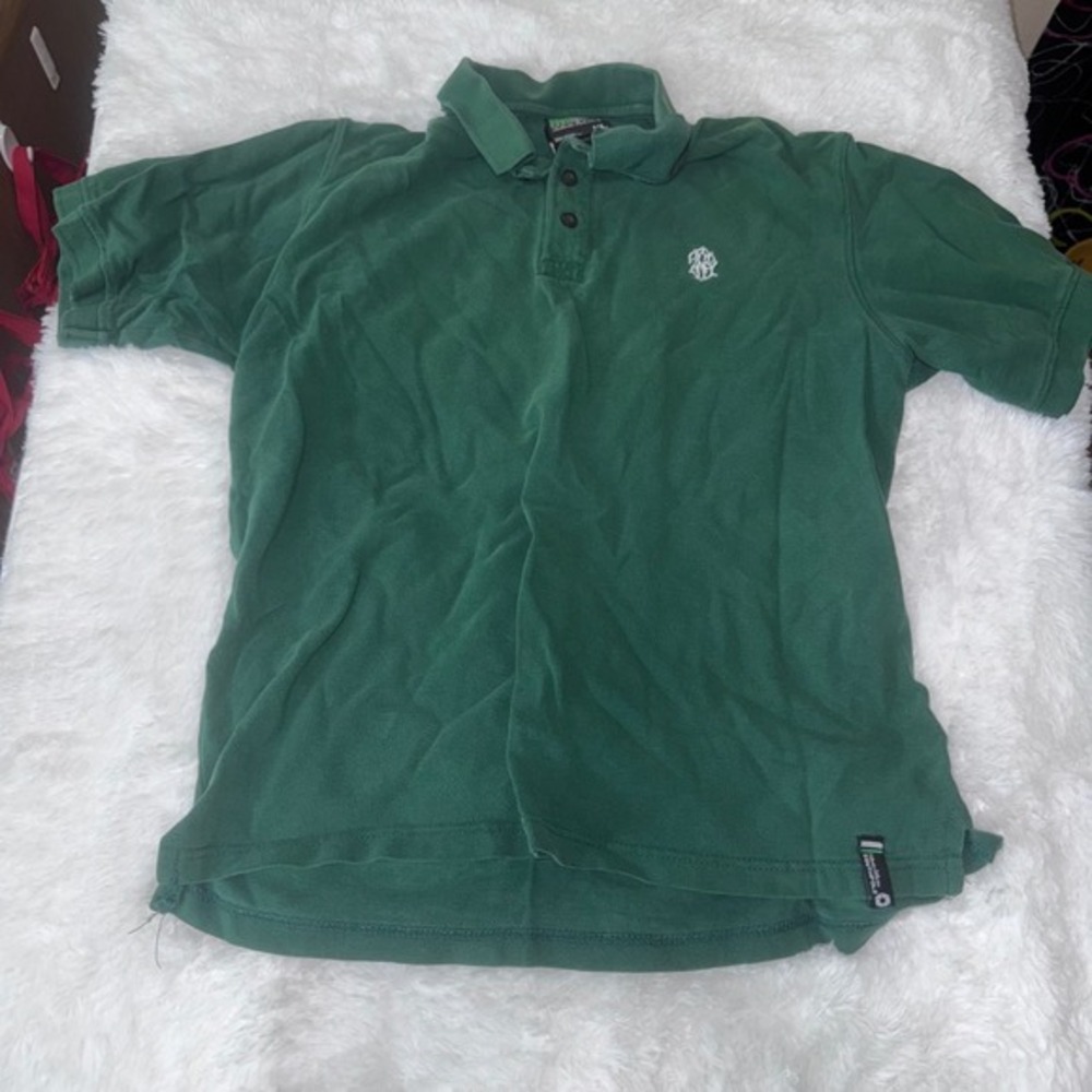 Southpole‎ Polo Shirt Mens XL Green Short Sleeve Casual Collared Logo